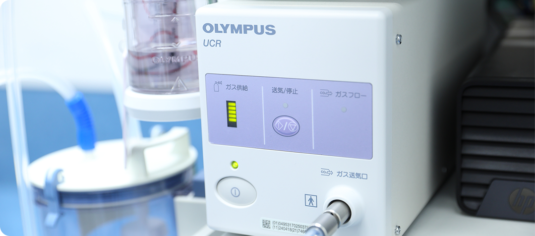 feature08 二酸化炭素ガス送気でおなかの張りを軽減します
